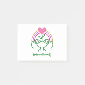 Embrace Diversity Post-it Notes