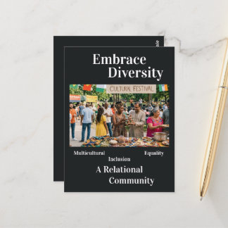 Embrace Diversity Postcard