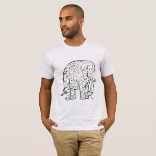 Embrace Elegance with Leo Gestel’s Retro Elephant T-Shirt