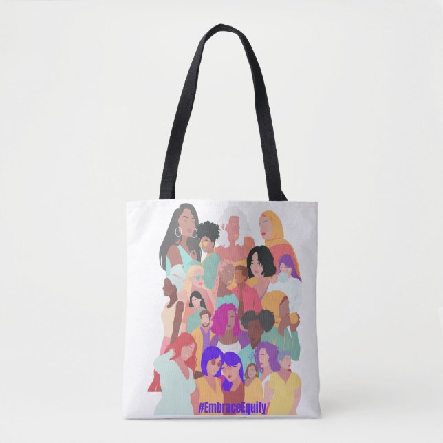 Embrace Equity - Happy Women's Day 2023 Tote Bag (Front)