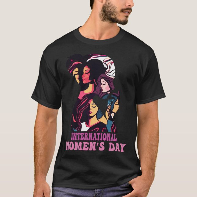 Embrace Equity International Womens Day 2023 For W T-Shirt (Front)