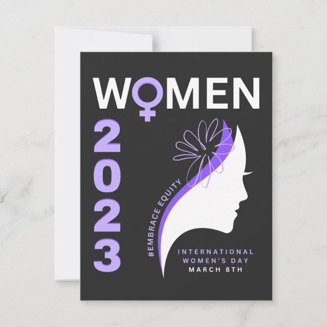 Embrace Equity International Women's Day 2023 Holiday Card (Front)