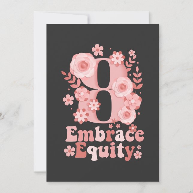 Embrace Equity - International Women's Day 2023 Invitation (Front)