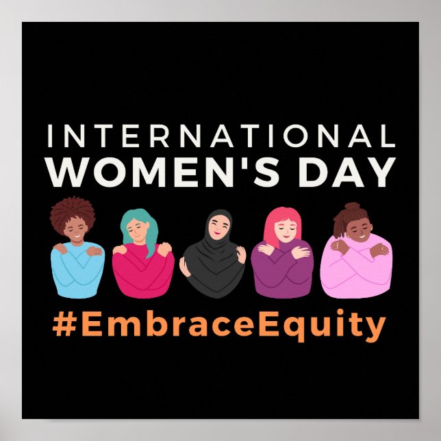 Embrace Equity International Women's Day 2023 Poster (Front)