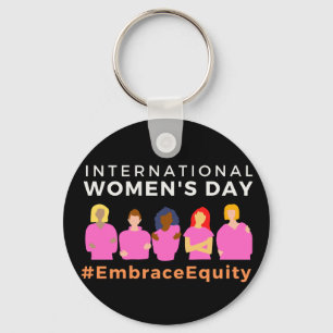 Embrace Equity International Women's Day Key Ring