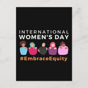 Embrace Equity International Women's Day  Postcard