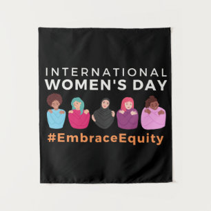 Embrace Equity International Women's Day  Tapestry