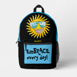 Embrace Every Day Braces Fun Personalised Printed Backpack
