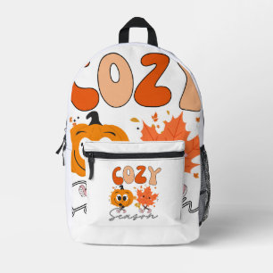 Embrace Fall Leaves: Cosy Tee Printed Backpack