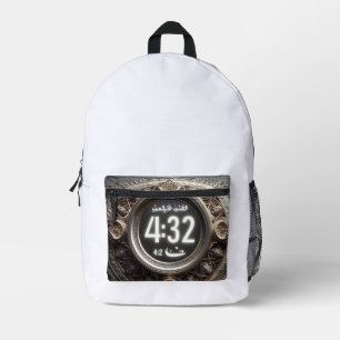 Embrace Fasting, Iftar, Suhoor & Spiritual Reflect Printed Backpack
