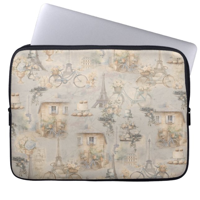 Embrace French country living in Refined sunny Laptop Sleeve (Front)