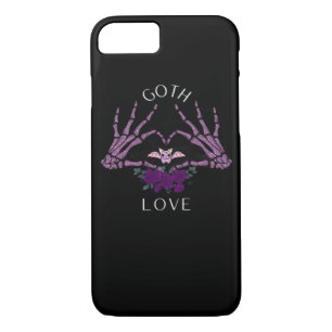 Embrace Goth Skeleton Heart Artistic Style iPhone 8/7 Case