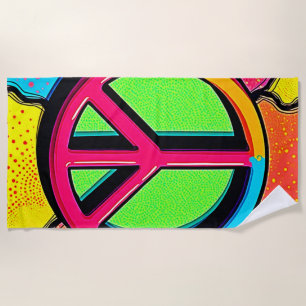 Embrace Inner Peace & Joy Beach Towel
