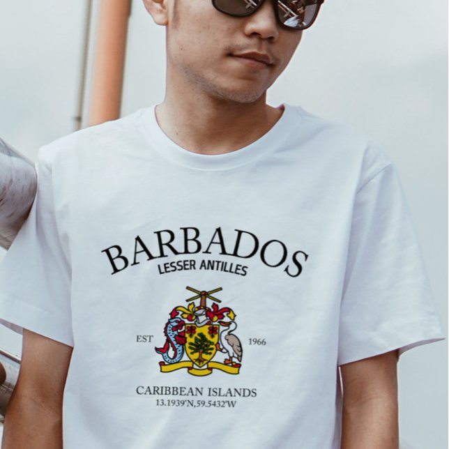Embrace Island Pride with Barbados Flag T-Shirt (Creator Uploaded)