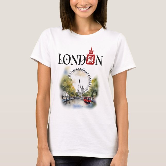 Embrace London: Wear the Spirit of Innovation! T-Shirt (Front)