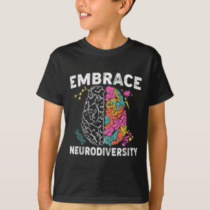 Embrace Neurodiversity ADHD Autism Awareness T-Shirt