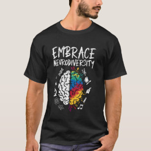 Embrace Neurodiversity Autism Awareness Acceptance T-Shirt