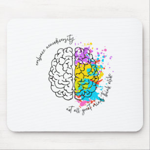 Embrace Neurodiversity Autism Awareness Mouse Mat