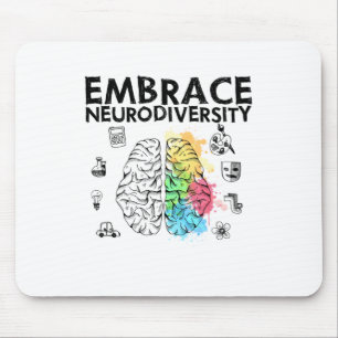 Embrace Neurodiversity Autism Awareness Mouse Mat