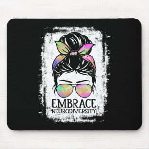 Embrace Neurodiversity Autism Awareness Neurodiver Mouse Mat