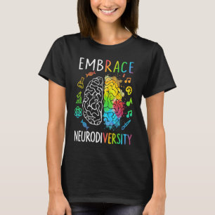 Embrace Neurodiversity Brain Autism Awareness Puzz T-Shirt