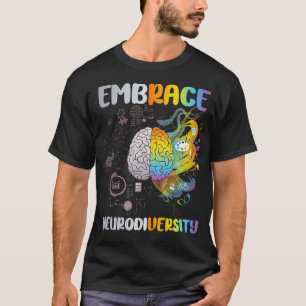 Embrace Neurodiversity Brain Embrace ADHD Autism A T-Shirt