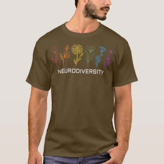 Embrace Neurodiversity Flower Tee