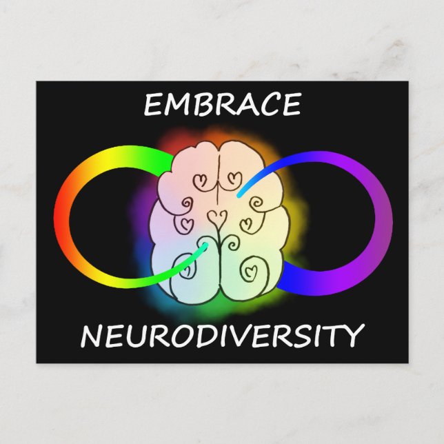 Embrace Neurodiversity Postcard (Front)