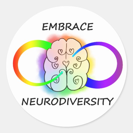 Embrace Neurodiversity Sticker Uk