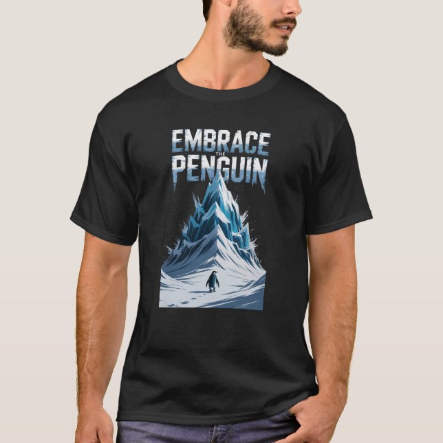 Embrace Penguin But Why Meme Shirt Funny Internet (Front)