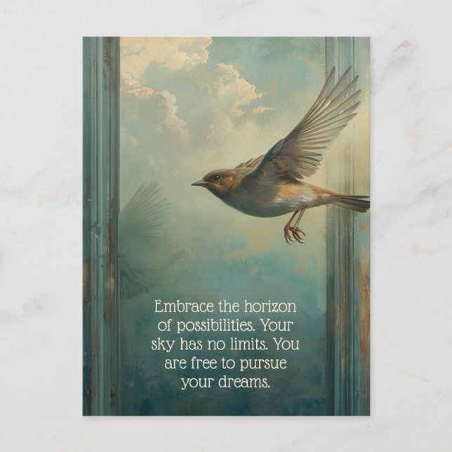 Embrace Possibilities Postcard (Front)