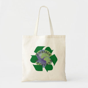 Embrace recycling tote bag