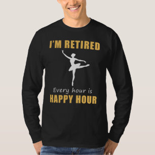 Embrace Retirement with a Twist! Funny Happy Hour T-Shirt