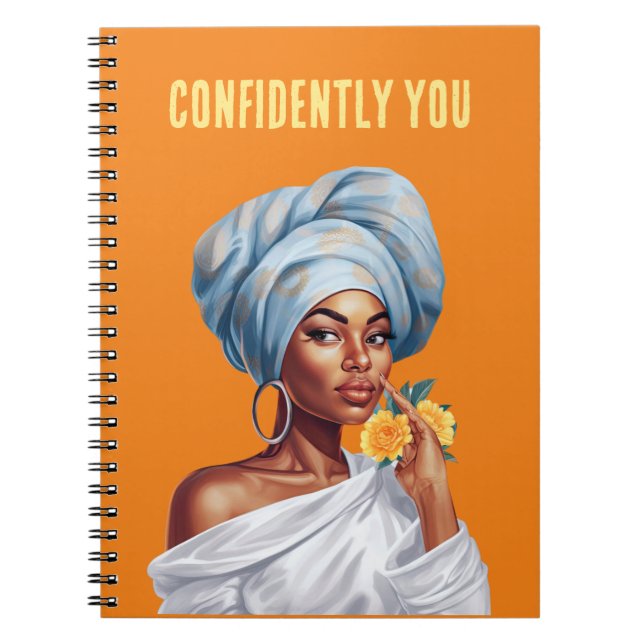 Embrace Self-Love: 'Confidently You' Notebook (Front)