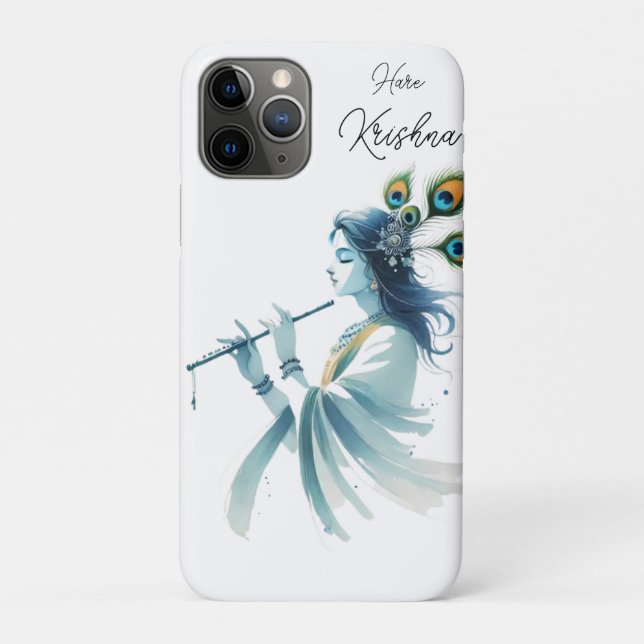 Embrace Spirituality with Krishna Print Designs" Case-Mate iPhone Case (Back)