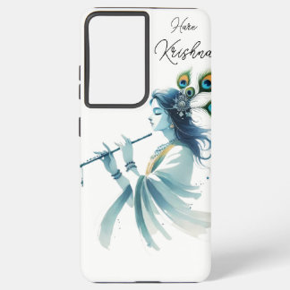 Embrace Spirituality with Krishna Print Designs" Samsung Galaxy Case