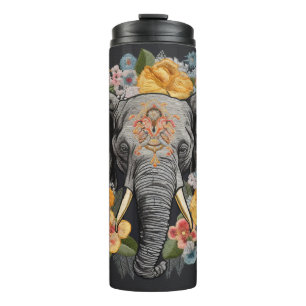 Embrace Strength and Serenity with our Elephant Thermal Tumbler