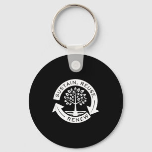 Embrace Sustainable Living - Nature Lover Earth Da Key Ring