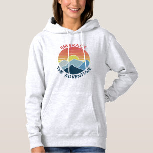 Embrace the adventure mountain adventure time hoodie