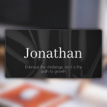 Embrace The Challange Elegant Chic Black