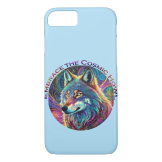 Embrace the Cosmic Howl Wolf iPhone 8/7 Case