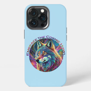 Embrace the Cosmic Howl Wolf iPhone 13 Pro Case