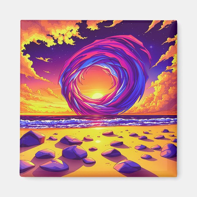 Embrace the Cosmic Vortex Magnet (Front)