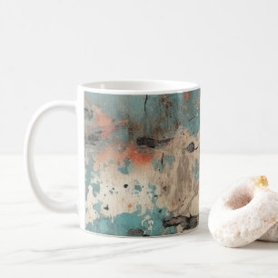 Embrace the Grunge Aesthetic with Our Dry Paint  Coffee Mug
