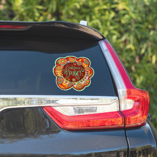 Embrace the Journey Floral Inspirivity Sticker