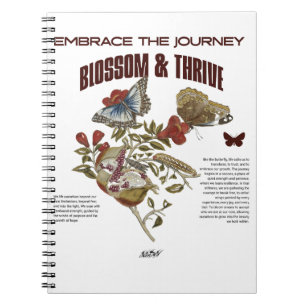 Embrace the Journey for Mental Health Awareness Notebook