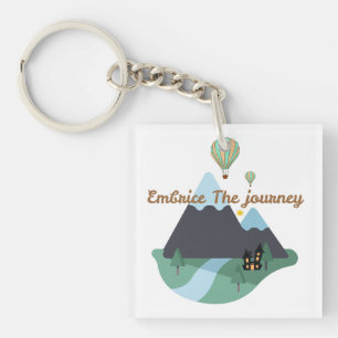 Embrace The Journey Key Ring