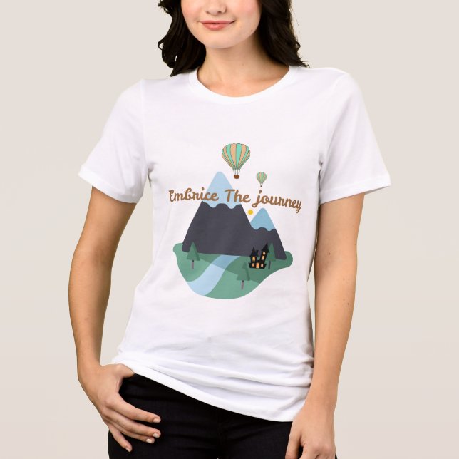 Embrace The Journey Tri-Blend Shirt (Front)