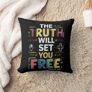 Embrace the Liberating Truth Cushion