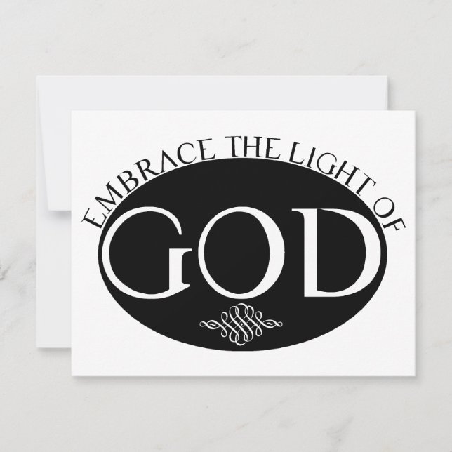 Embrace the Light of God (Front)